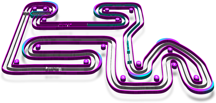 The Pursuit track map